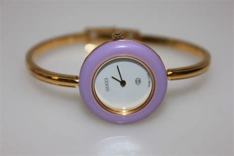 vintage gucci bangle watch|pre owned gucci watches.